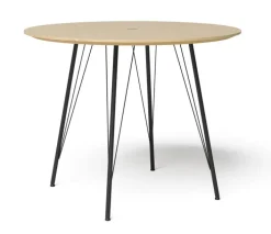 JOOP! Esstisch rund 200 cm NB Wildeiche