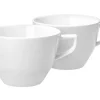 JOOP! Kaffeetassen-Set SINGLE CORNFLOWER 2er Set weiß