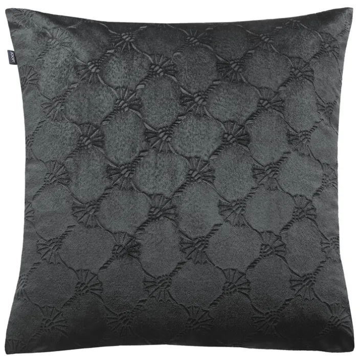 JOOP! Kissenhülle J-VELVETY 45 x 45 cm schwarz/grau