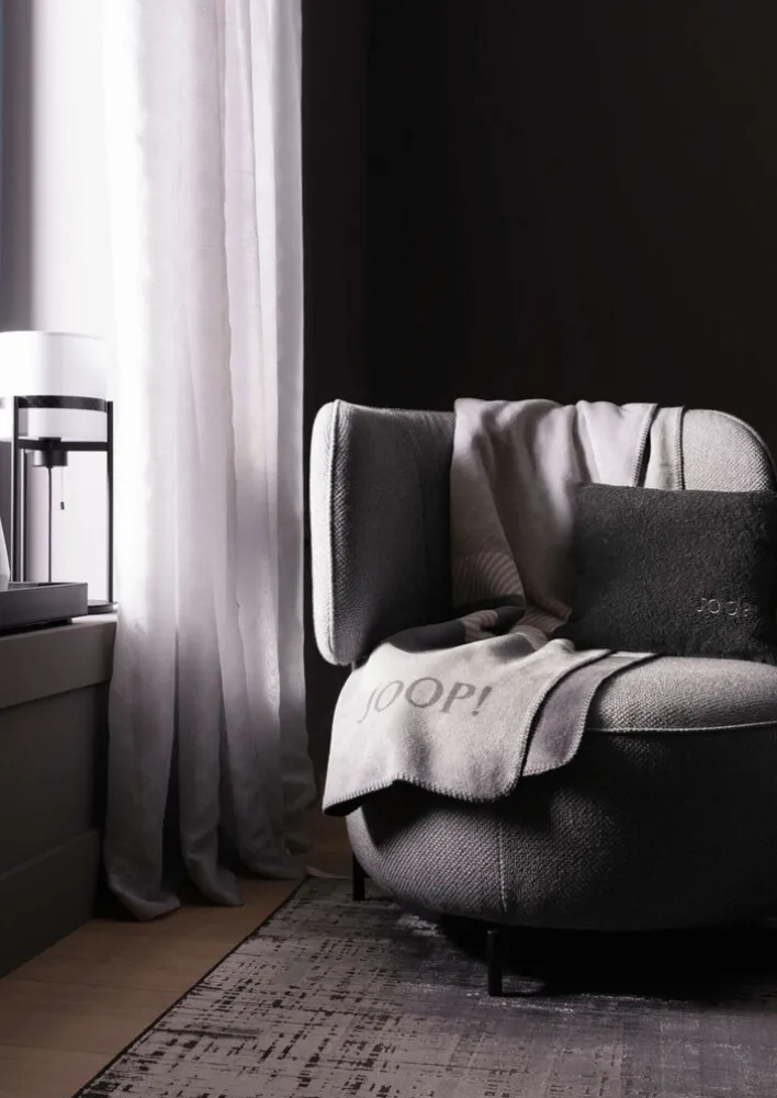 JOOP! Kissenhülle TOUCH 40 x 40 cm anthrazit