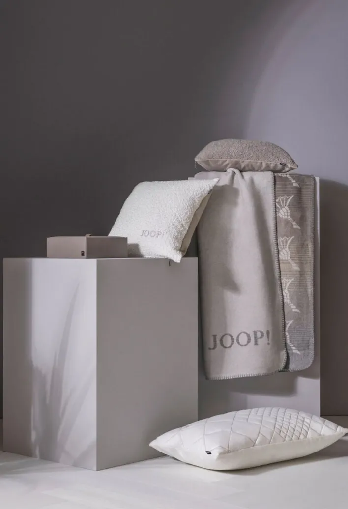 JOOP! Kissenhülle TOUCH 40 x 40 cm creme/braun