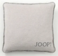 JOOP! Kissenhülle UNI DOUBLEFACE 50 x 50 cm grau