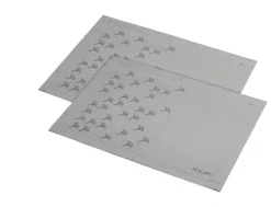 JOOP! Platzset FADED CORNFLOWER 2er Set platin