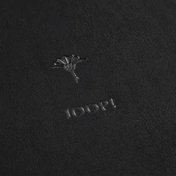 JOOP! Tablett CORNFLOWER Kunstleder 16,5 x 29 x 4 cm Anthrazit-Schwarz