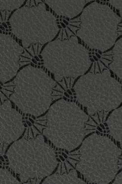 JOOP! Tablett CORNFLOWER Kunstleder 16,5 x 29 x 4 cm Anthrazit-Schwarz