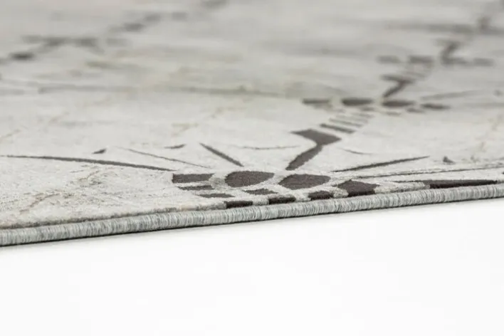 JOOP! Teppich CORNFLOWER DOUBLE 140 x 200 cm silberfarbig