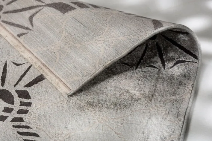 JOOP! Teppich CORNFLOWER DOUBLE 140 x 200 cm silberfarbig