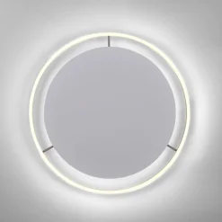 JUST LIGHT LED Deckenlampe RITUS 58 cm alufarbig