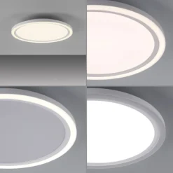 JUST LIGHT LED Deckenlampe BEDGING 40 cm weiß