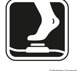 JUST LIGHT LED Stehlampe WAVE 120 cm stahlfarbig