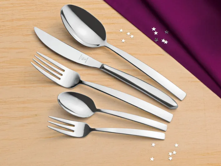 JUSTINUS Besteck-Set ALPHA 60-teilig Edelstahl