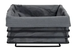 JUSTINUS Brotkorb LIFE 23 x 21,5 cm schwarz