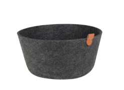 JUSTINUS Filzkorb LIFE STYLE 24 cm rund Anthrazit