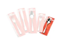 JUSTINUS Kaffeelöffel-Set OPAL 3-teilig Edelstahl silberfarbig