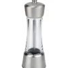 JUSTINUS Pfeffer-/ Salzmühle LIFESTYLE 17 cm Glas