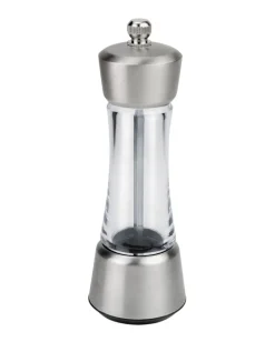 JUSTINUS Pfeffer-/ Salzmühle LIFESTYLE 17 cm Glas