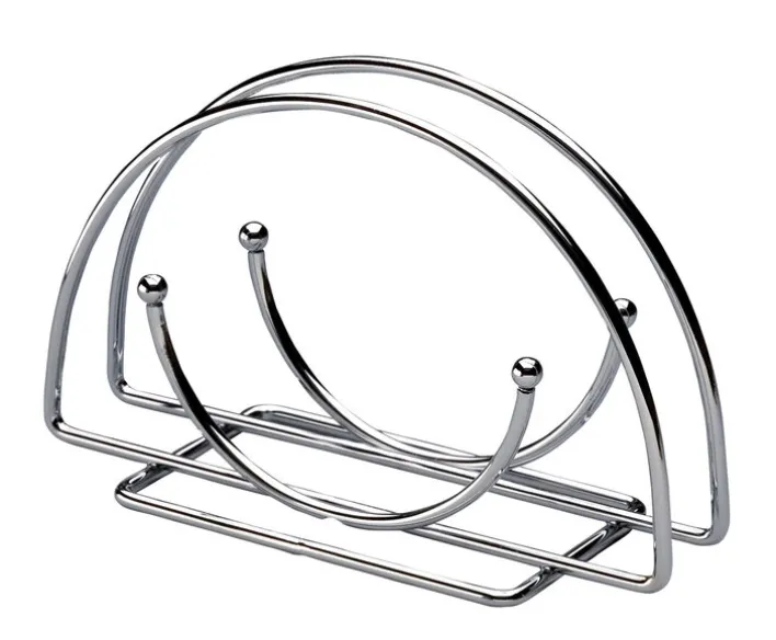 JUSTINUS Serviettenhalter LIFESTYLE 17 cm Edelstahl silberfarbig