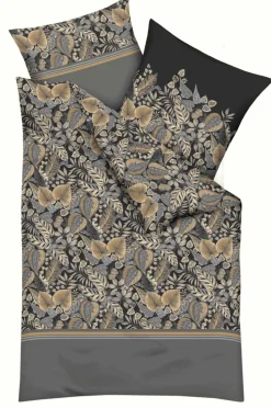 kaeppel Satin-Bettwäsche TIKA 155 x 220 cm schwarz