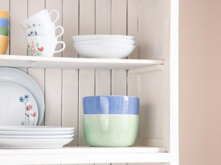 KAHLA Mini-Schüssel FIVE SENSES Wildblume 2er Set grün/weiß