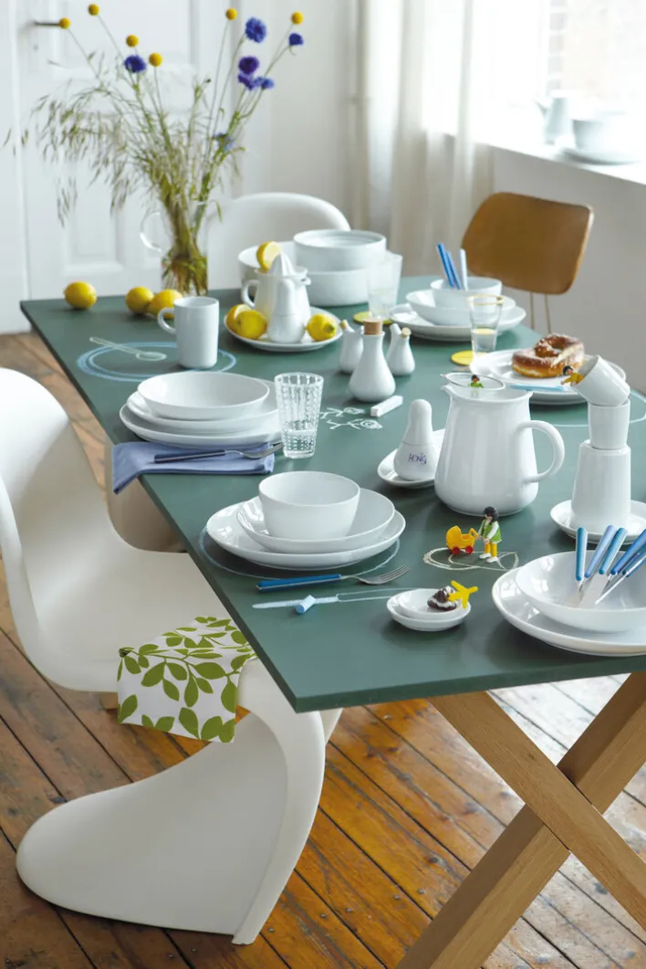 KAHLA Speiseteller FIVE SENSES weiß 6er Set Porzellan