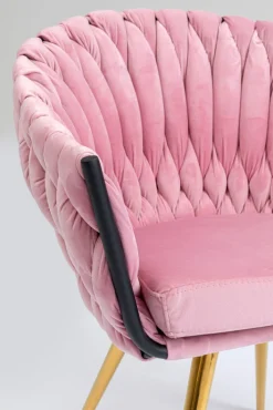 KARE DESIGN Armlehnenstuhl 2er Set rosa