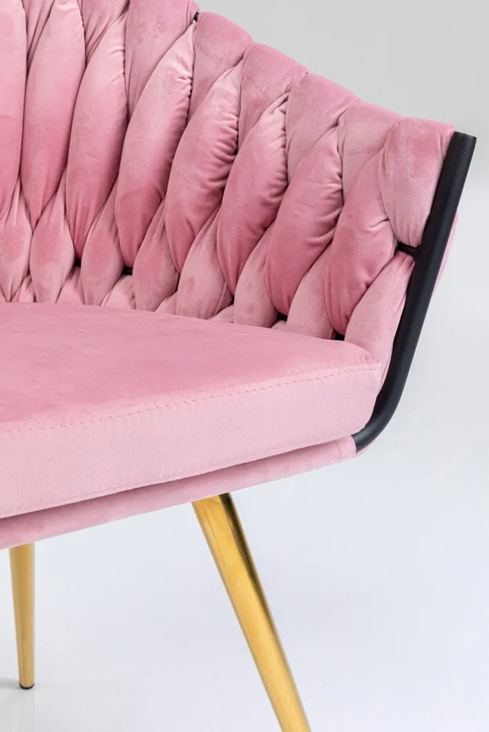 KARE DESIGN Armlehnenstuhl 2er Set rosa