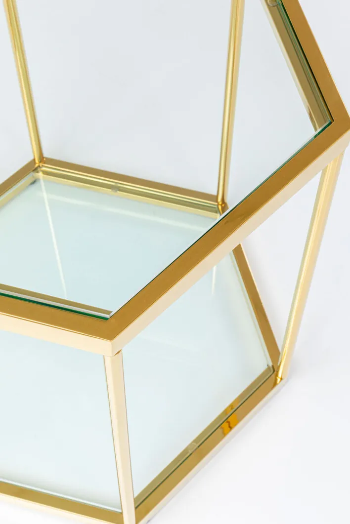 KARE DESIGN Beistelltisch COMB 55 cm goldfarbig