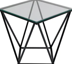 KARE DESIGN Beistelltisch CRISTALLO schwarz 50x50x55 cm