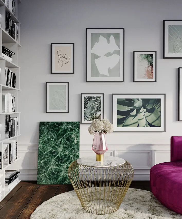 KARE DESIGN Beistelltisch rund 43 cm goldfarbig