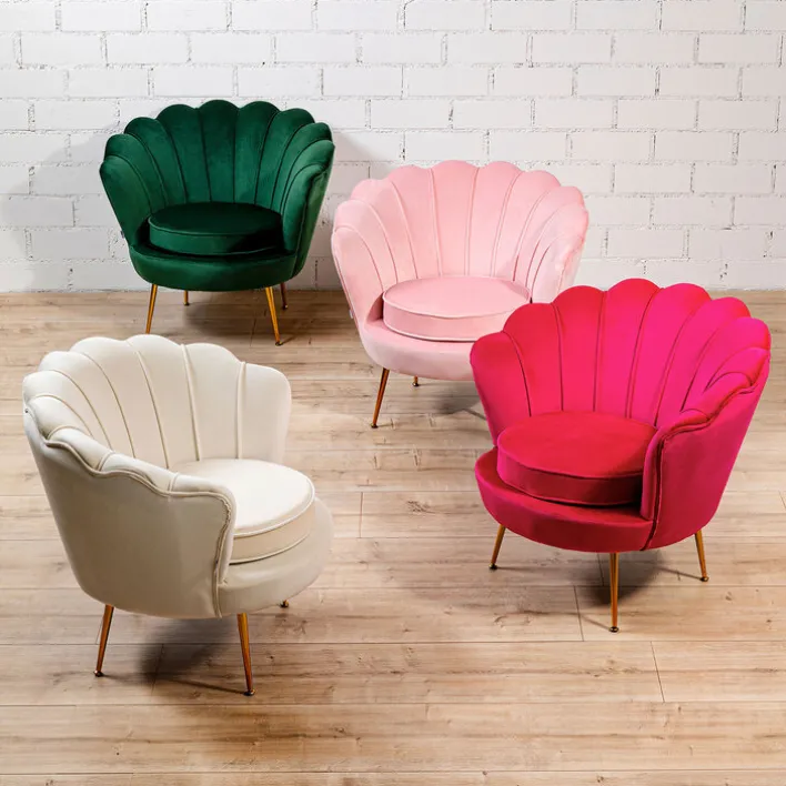 KARE DESIGN Cocktailsessel WATER LILY cremeweiß