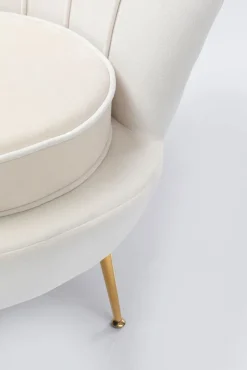 KARE DESIGN Cocktailsessel WATER LILY cremeweiß