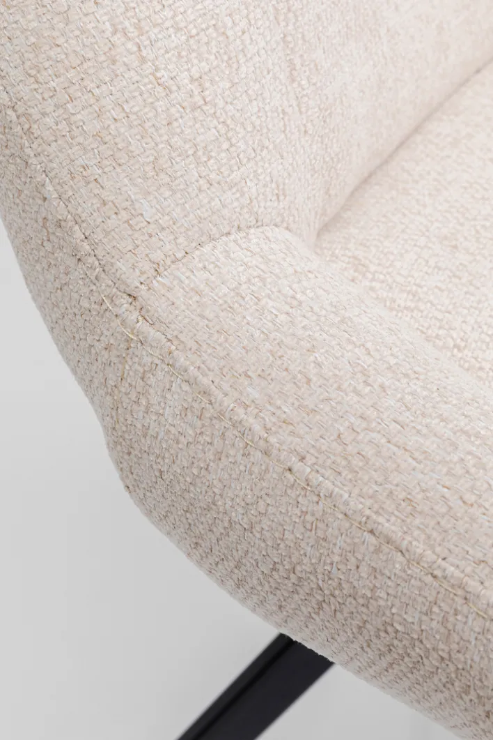 KARE DESIGN Drehstuhl BARON creme