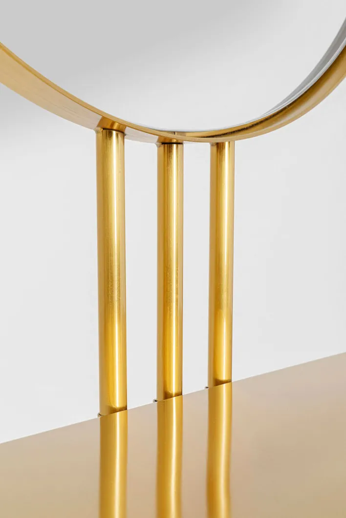 KARE DESIGN Konsole mit Spiegel CURVE ART goldfarbig