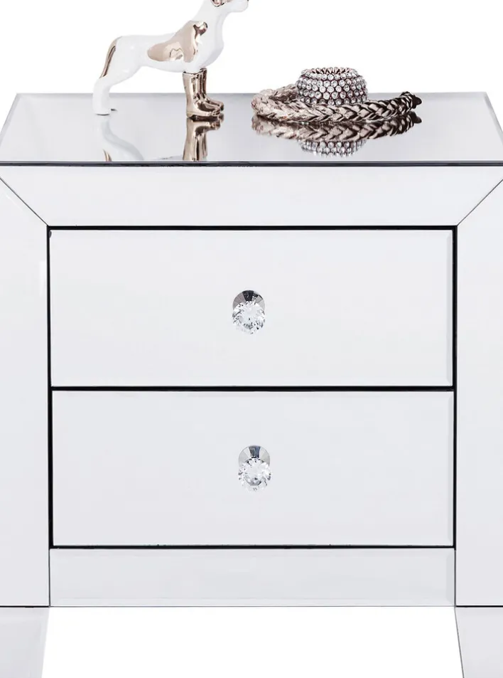 KARE DESIGN Nachtkonsole LUXURY 49 x 50 cm verspiegelt