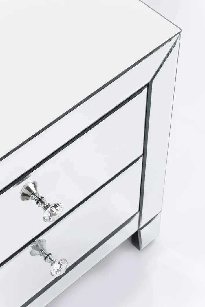 KARE DESIGN Nachtkonsole LUXURY 49 x 50 cm verspiegelt