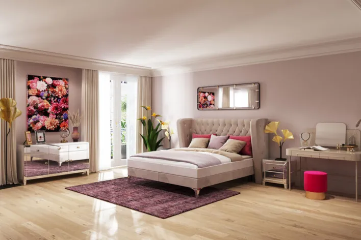 KARE DESIGN Nachtkonsole LUXURY 49 x 50 cm verspiegelt