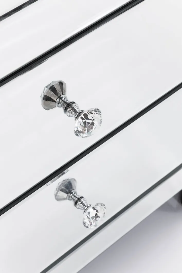 KARE DESIGN Nachtkonsole LUXURY 49 x 50 cm verspiegelt