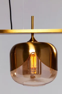 KARE DESIGN Retrofit Hängelampe GLOBLET QUATTRO goldfarbig