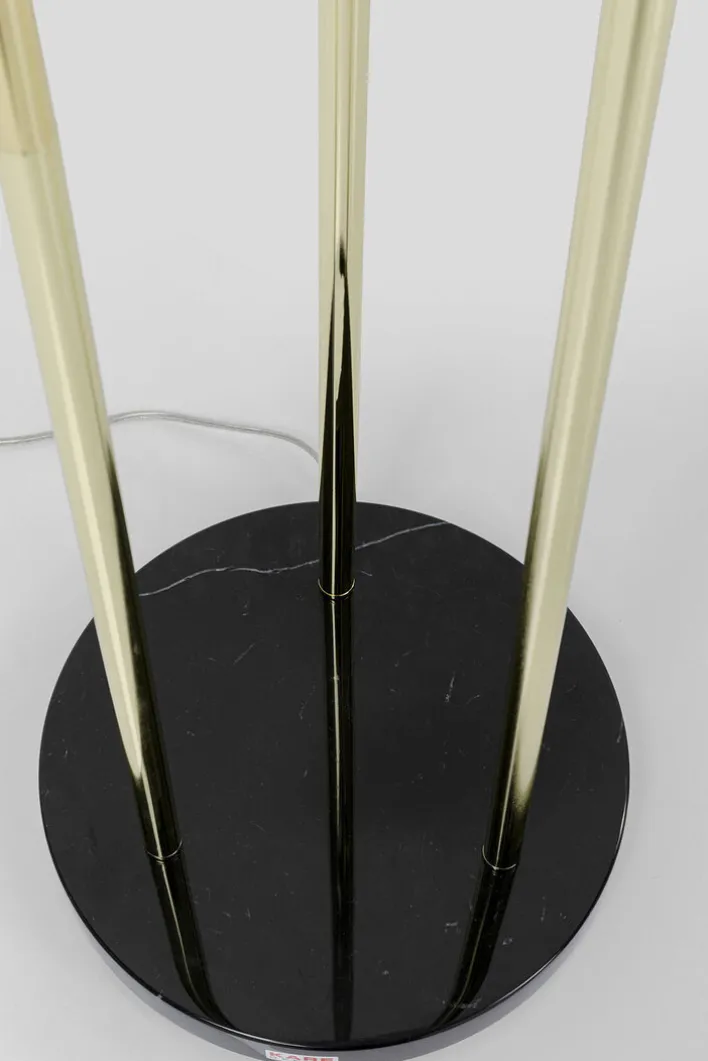 KARE DESIGN Retrofit Stehlampe AL CAPONE TRE 176 cm goldfarbig