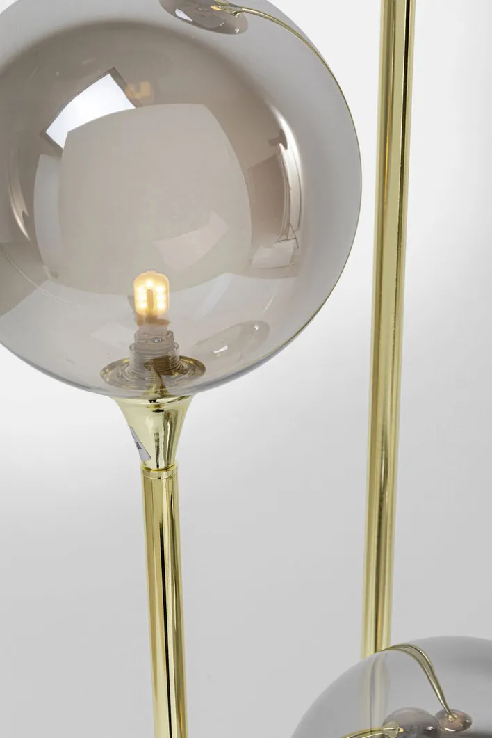 KARE DESIGN Retrofit Stehlampe AL CAPONE TRE 176 cm goldfarbig