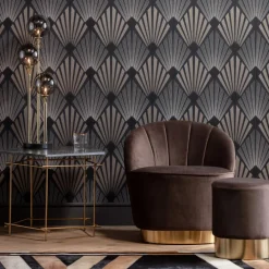 KARE DESIGN Retrofit Stehlampe AL CAPONE TRE 82 cm goldfarbig