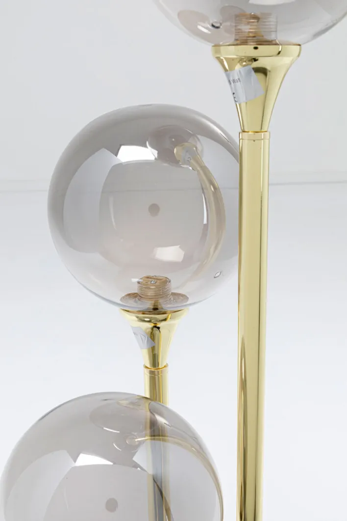 KARE DESIGN Retrofit Stehlampe AL CAPONE TRE 82 cm goldfarbig