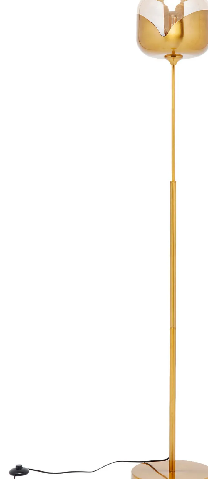 KARE DESIGN Retrofit Stehlampe GLOBLET BALL goldfarbig