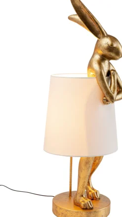 KARE DESIGN Retrofit Tischlampe ANIMAL RABBIT 88 cm goldfarbig