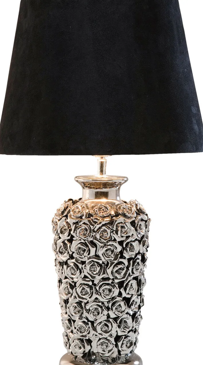 KARE DESIGN Retrofit Tischlampe ROSE MULTI schwarz /silberfarbig