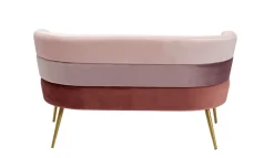 KARE DESIGN Sofa SANDWICH 125 x 64 cm rosa