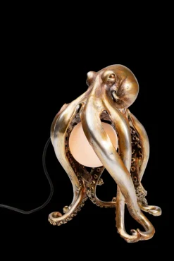 KARE DESIGN Tischleuchte ANIMAL OCTOPUS 25 x 34 cm goldfarbig