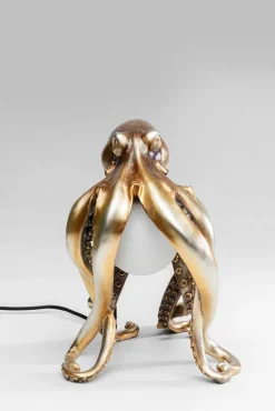 KARE DESIGN Tischleuchte ANIMAL OCTOPUS 25 x 34 cm goldfarbig