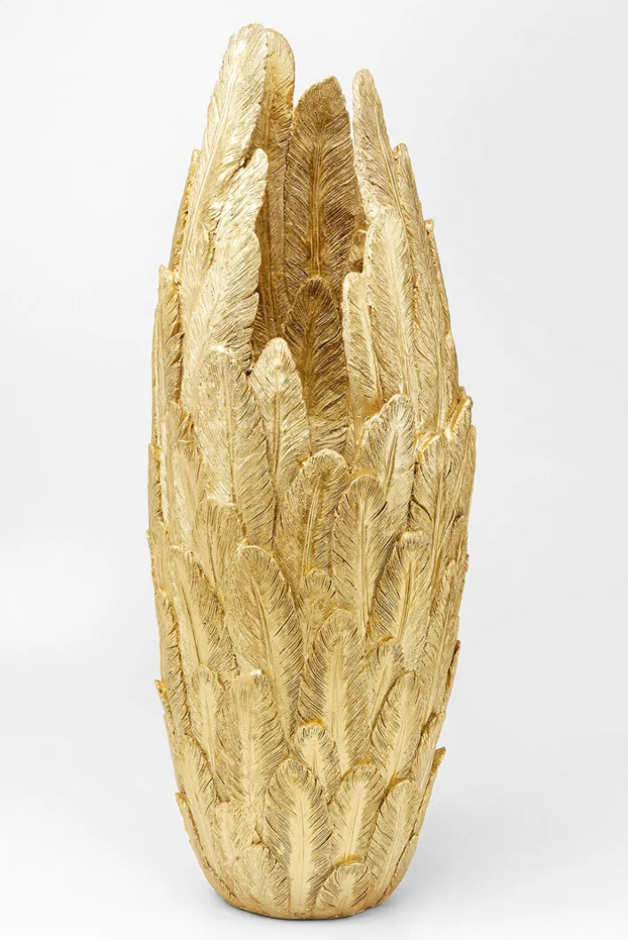 KARE DESIGN Vase FEATHERS 80 cm gold