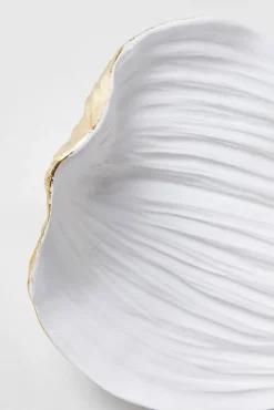 KARE DESIGN Wanddeko ORCHID 51 cm weiß /goldfarbig